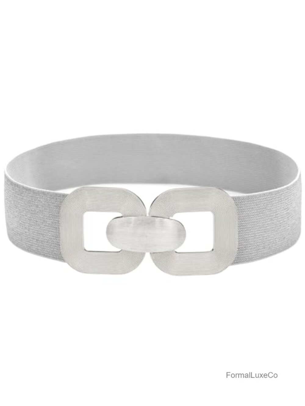 Wide Elastic Stretch Waist Belt for Women Dresses Cinch Belt Alloy Buckle